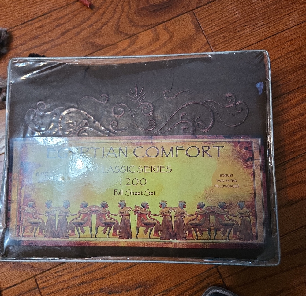 Egyptian Comfort Classic Series 1200 Full Sheet Set - Brown